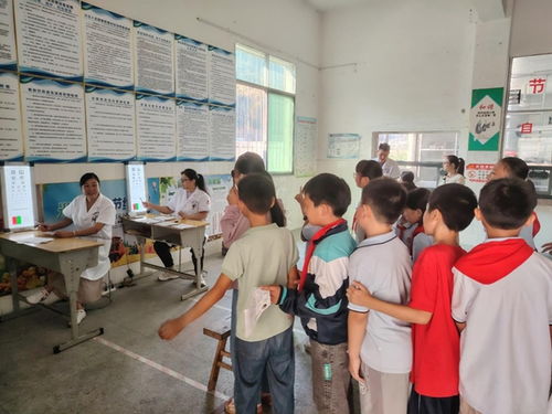 潜山市横中中心小学开展学生视力筛查活动