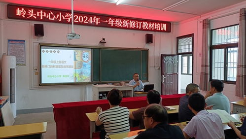 潜山市岭头中心小学开展一年级新修订教材培训